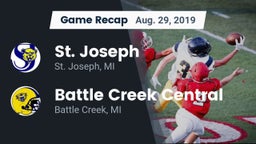 Recap: St. Joseph  vs. Battle Creek Central  2019
