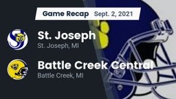 Recap: St. Joseph  vs. Battle Creek Central  2021