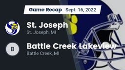 Recap: St. Joseph  vs. Battle Creek Lakeview  2022