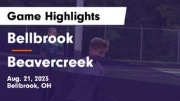 Bellbrook  vs Beavercreek  Game Highlights - Aug. 21, 2023