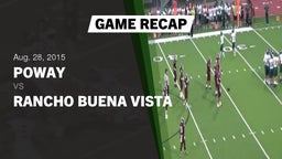 Recap: Poway  vs. Rancho Buena Vista 2015