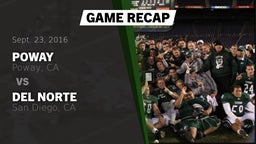 Recap: Poway  vs. Del Norte  2016