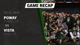 Recap: Poway  vs. Vista  2016