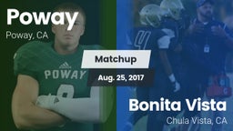 Matchup: Poway  vs. Bonita Vista  2017