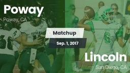 Matchup: Poway  vs. Lincoln  2017