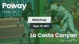 Matchup: Poway  vs. La Costa Canyon  2017