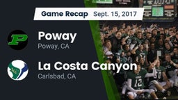 Recap: Poway  vs. La Costa Canyon  2017