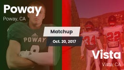 Matchup: Poway  vs. Vista  2017