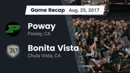 Recap: Poway  vs. Bonita Vista  2017