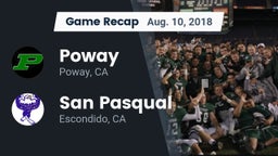 Recap: Poway  vs. San Pasqual  2018