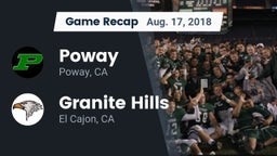 Recap: Poway  vs. Granite Hills  2018