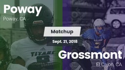 Matchup: Poway  vs. Grossmont  2018