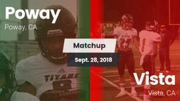 Matchup: Poway  vs. Vista  2018