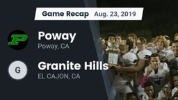 Recap: Poway  vs. Granite Hills  2019