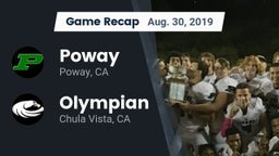 Recap: Poway  vs. Olympian  2019