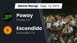 Recap: Poway  vs. Escondido  2019