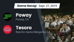 Recap: Poway  vs. Tesoro  2019