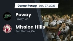 Recap: Poway  vs. Mission Hills  2023