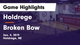 Holdrege  vs Broken Bow  Game Highlights - Jan. 4, 2019