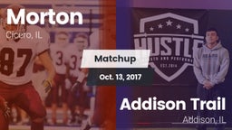 Matchup: Morton  vs. Addison Trail  2017