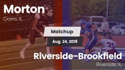 Matchup: Morton  vs. Riverside-Brookfield  2018