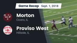Recap: Morton  vs. Proviso West  2018