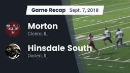 Recap: Morton  vs. Hinsdale South  2018