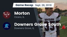 Recap: Morton  vs. Downers Grove South  2018