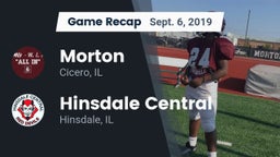 Recap: Morton  vs. Hinsdale Central  2019