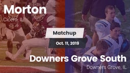 Matchup: Morton  vs. Downers Grove South  2019