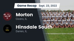 Recap: Morton  vs. Hinsdale South  2022