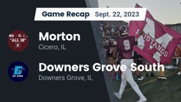 Recap: Morton  vs. Downers Grove South  2023