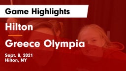 Hilton  vs Greece Olympia  Game Highlights - Sept. 8, 2021