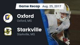 Recap: Oxford  vs. Starkville  2017