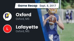 Recap: Oxford  vs. Lafayette  2017