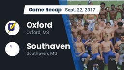 Recap: Oxford  vs. Southaven  2017
