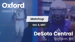Matchup: Oxford  vs. DeSoto Central  2017