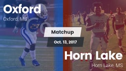 Matchup: Oxford  vs. Horn Lake  2017