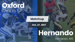 Matchup: Oxford  vs. Hernando  2017