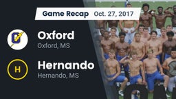 Recap: Oxford  vs. Hernando  2017