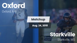Matchup: Oxford  vs. Starkville  2018