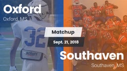 Matchup: Oxford  vs. Southaven  2018