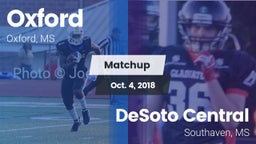 Matchup: Oxford  vs. DeSoto Central  2018
