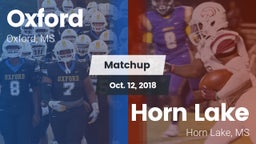 Matchup: Oxford  vs. Horn Lake  2018