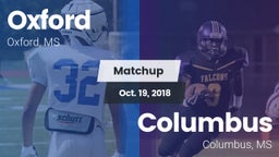 Matchup: Oxford  vs. Columbus  2018