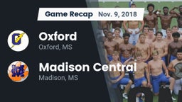 Recap: Oxford  vs. Madison Central  2018