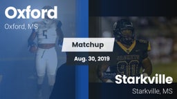 Matchup: Oxford  vs. Starkville  2019