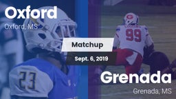 Matchup: Oxford  vs. Grenada  2019