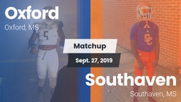 Matchup: Oxford  vs. Southaven  2019