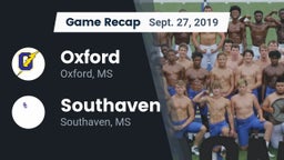 Recap: Oxford  vs. Southaven  2019